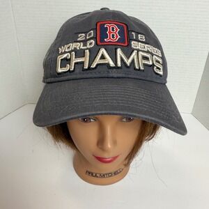 Boston Red Sox 2018 World Series Champs Hat New Era 9TWENTY MLB Authentic Adjust